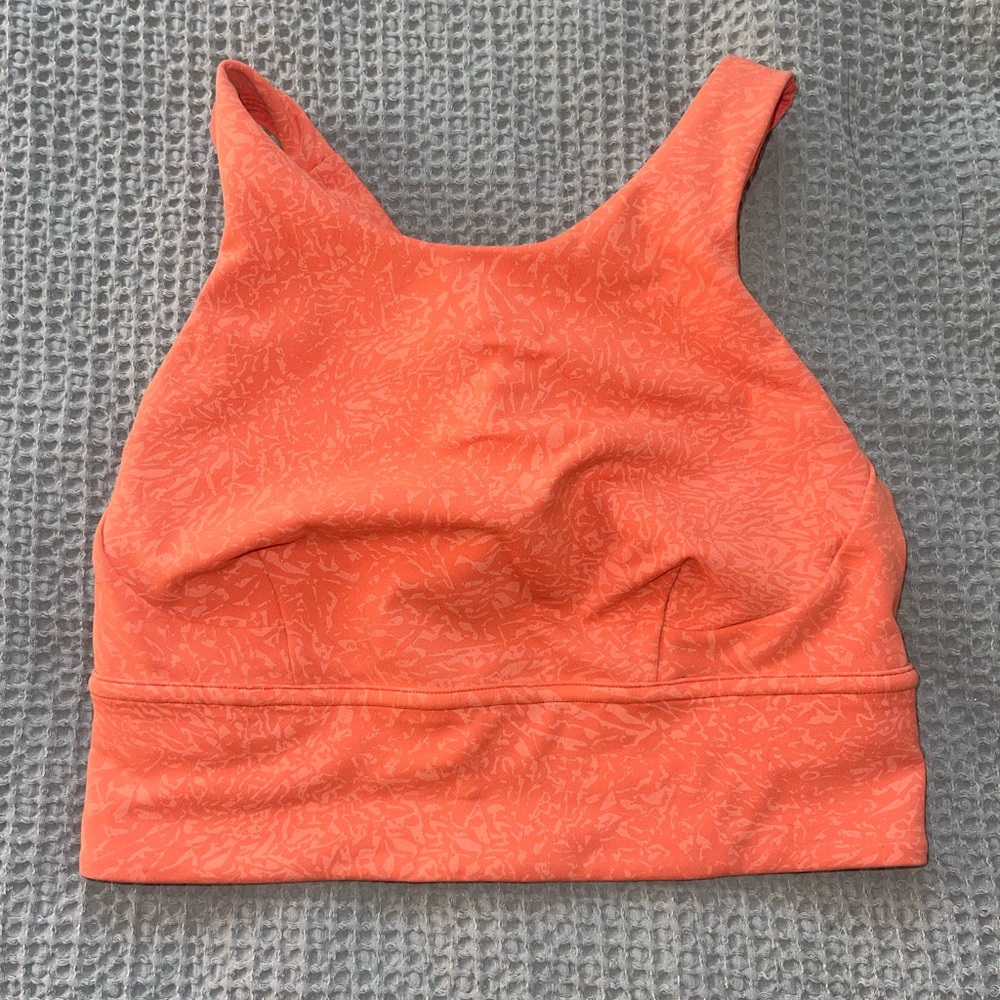 Lululemon Athletica Orange Sports Bra